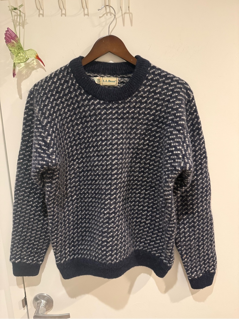 vintage l l bean sweater made in Norway